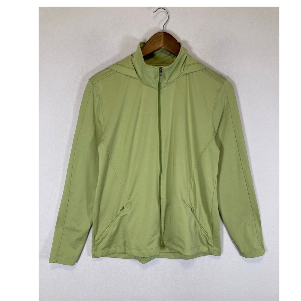 Gorpcore‎ Orvis Womens Size M Green Passport Full Zip Hooded Active Jacket